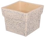 Lasaki Square White Ceramic Planter/Plant Pot/Bonsai Planter Pot/Pot Container/Flower Pot/Pot/Gamla/Gamle/Succulent Planter/Ceramic Handmade Pot