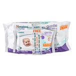 Himalaya Herbals Gentle Baby Wipes (72 Sheets) with Free 12 Sheets