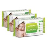 BodyGuard Premium Paraben Free Baby Wet Wipes with Aloe Vera - 216 Wipes (Pack of 3)