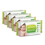 BodyGuard Premium Paraben Free Baby Wet Wipes with Aloe Vera - 288 Wipes (Pack of 4)