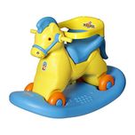 Archana NHR Super 2 In 1 Deluxe Blue Horsey Rocker Cum Ride On