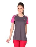 Vector X VTDF-006-B Running T-Shirt, X-Large (Grey/Purple)