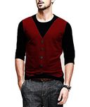 Veirdo Cotton Sinker Waistcoat Casual Wear For Men