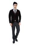 A.B.C. Garments Black Velvet Blazer For Men