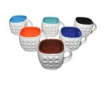 Amazecart Somny Ceramic Tea Cups, 110 ml, Set Of 6 By Amazecart