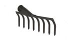 Falcon FGR-08 Steel 8-Teeth Garden Rake Without Handle (Black)