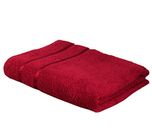 Story@Home 100% Cotton Soft Towel Single Piece, 450 GSM - 1 Full Size Bath Towel - Dark Red