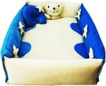 Amardeep and Co Polyester Bedding Set(Blue)