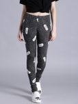Kook N Keech Star Wars Charcoal Grey Printed Leggings