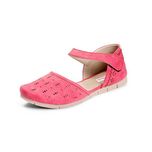 Meriggiare Women Red Synthetic Flats 38 EU