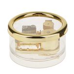 Generic Acrylic&Zinc Alloy Wind-up Music Box Kids Toy Gift Happy Birthday to You