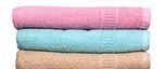 RBK Multicolor Large Bath Towels (Pack Of 3)