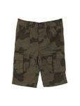 Lilliput Boys Olive Green Printed Cargo Shorts