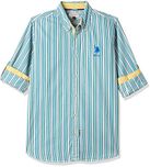 US Polo Assn. Boys Shirt (UJSH5833_Light Green_M FS)