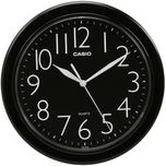 Casio Analog Wall Clock(Black, With Glass)