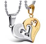 Eleganzza Love Pendants For Couples Pendant For Men & Women