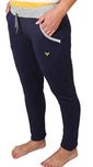 Trinity Women Blue Cotton Track Pants Yoga Pants Tights (Medium)