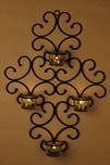 Swagger Wall Scone With 4 Tea Lights Holders - For Gift / Home DCor