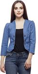 Stylish Denim Shrugs For Womens/Girls For Summer Sky Blue Small- By Westa Clothing