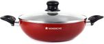 Wonderchef Ruby Series Kadhai 2.6 L(Aluminium, Non-stick, Induction Bottom)