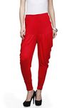 Legis Viscose Red Dhoti for Women