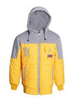 Naughty Ninos Girls Yellow and Grey Reversible Jacket for size 2-12 Years