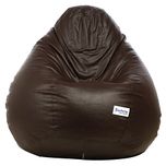 Excel Classic Bean Bag Cover without beans - XXXL Size - Brown Colour