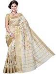 Rani Saahiba Art Silk Saree With Blouse Piece (SKR1079_Off-White_One Size)