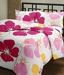 Jaipurcrafts Webelkart Designer Collection Floral Ac Single Microfiber Blanket (54 X 84 Inches, Multicolor)