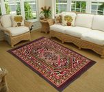 Supreme Home Collective Brown Polyester Carpet(137 cm  X 198 cm)