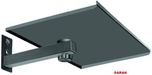 Sarah Steel Wall Shelf(Number of Shelves - 1, Black)