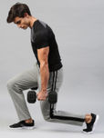HRX by Hrithik Roshan Grey Melange Active Track Pants
