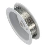 Udhayam Copper Beading Wire For Jewelry Making (Silver)