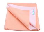 Newnik Reusable Absorbent Sheets/Underpads (Size: 70cm X 100cm) Peach, M