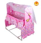 Baybee Dream-Time Bassinet Cradle (Pink)