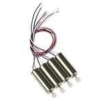 Coolplay Syma X5 X5C X5C-1 2pcs Anti-clockwise Motor X5-07 and 2pcs Clockwise Motor X5-08 with Plastic Gear,Spare Parts for RC Quadcopter Toy