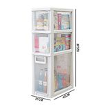 Kurtzy Removable Space Saving Storage Organizer Rack With Wheels Idle For Kitchen 3-Layer