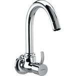 Cera Crayon Quarter Turn Fittings Sink Cock (Wall Mounted) (Chrome Finish)