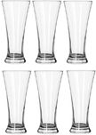 Ocean Pilsner Glass Set(400 ml, Clear, Pack of 6)