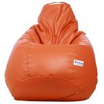 Excel Classic Bean Bag Cover without beans - XXXL Size - Orange Colour