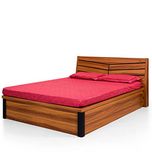 Royal Oak Iris Queen Bed with Hydraulic Storage (Maple)