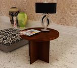 Home Sparkle Solid Wood Corner Table(Finish Color - Brown)