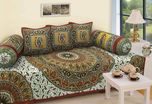 RajasthaniKart Cotton Abstract Diwan Set