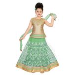Saarah Green Designer Lehenga Choli Set
