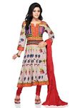Vastra Vinod Women Cotton Anarkali Kurta (Vt132-4Xl _Multi-Coloured _Xxxx-Large)
