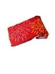 eCraftIndia 220 TC Polycotton Single Blanket - Floral, Red