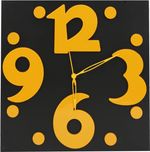 Blacksmith Analog Wall Clock(Black, Without Glass)
