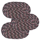 Warmland Premium Solid 3 Piece Polycotton Door Mat Set - 14