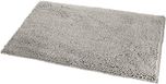 AmazonBasics Anti-Slip Microfiber Bathroom Mat - Platinum - 21