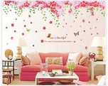 Oren Empower (2Pc/Set) Cherry Blossom Flowers Tree Wall Art Pvc Vinyl Extra Large Wall Sticker (Finished Size On Wall - 237(W) X 92(H) Cm)